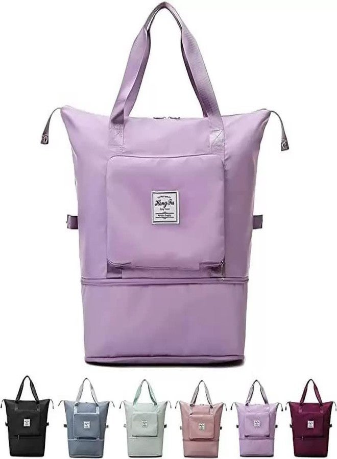 Agroha Nylon 40 cm Travel Duffel Bag, Expandable Folding Travel Bag for Women, Lightweight Waterproof Carry Overnight Luggage Bag for Travel Multicolor (Colour As per Availability) (Multicolored1) - Image 1